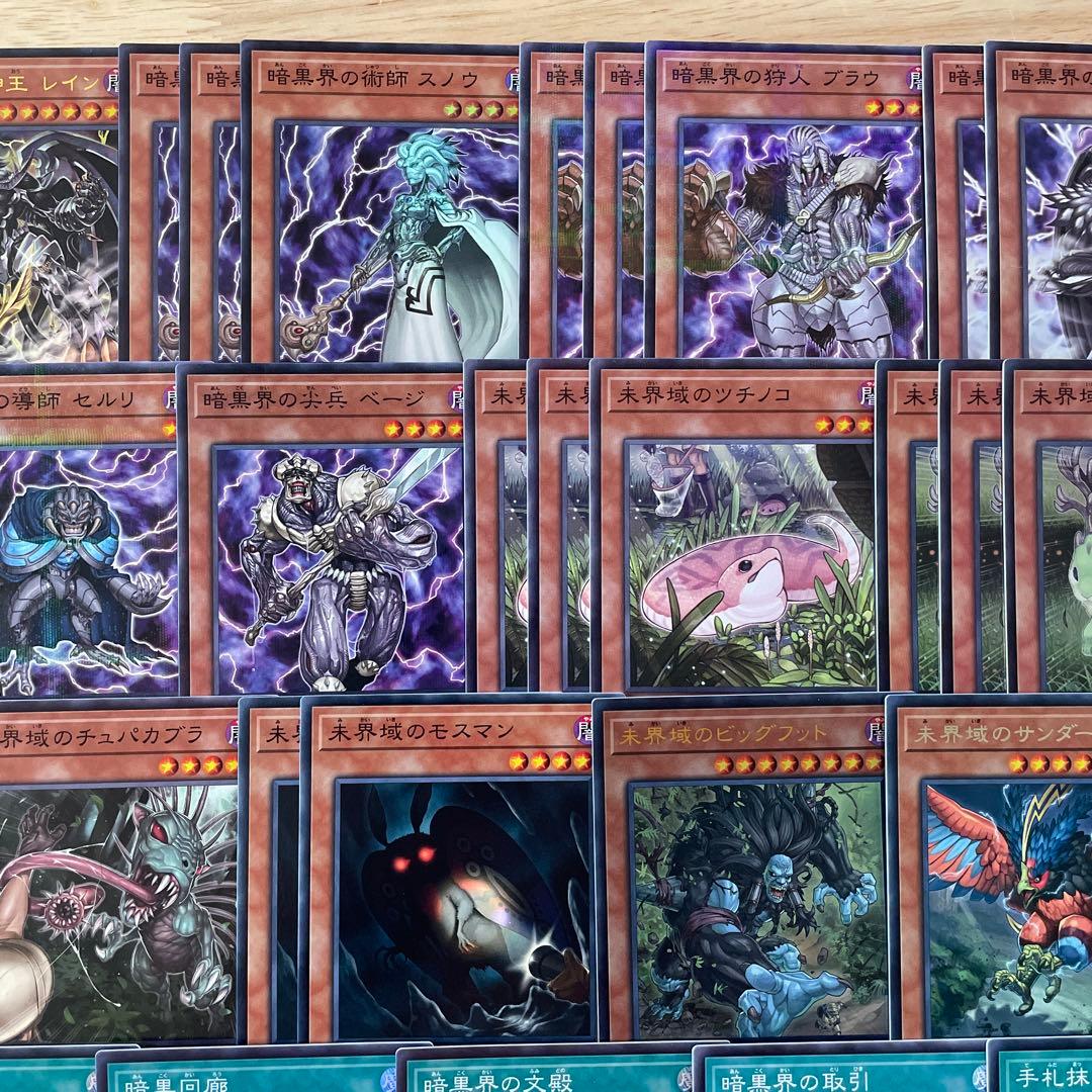 遊戯王 未界域暗黒界デッキ スノウ グラファ ビッグフット ネッシー ツチノコ
