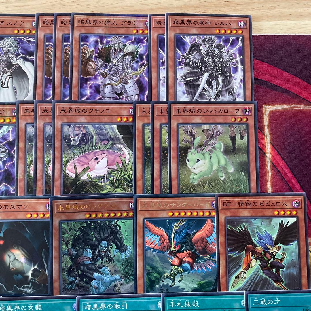 遊戯王 未界域暗黒界デッキ スノウ グラファ ビッグフット ネッシー ツチノコ