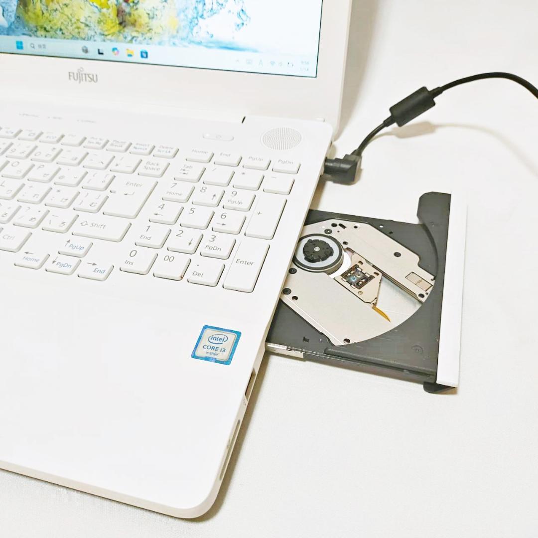 【美品】新品メモリ8G・SSD256で爆速！✨設定済 富士通 ノートパソコン