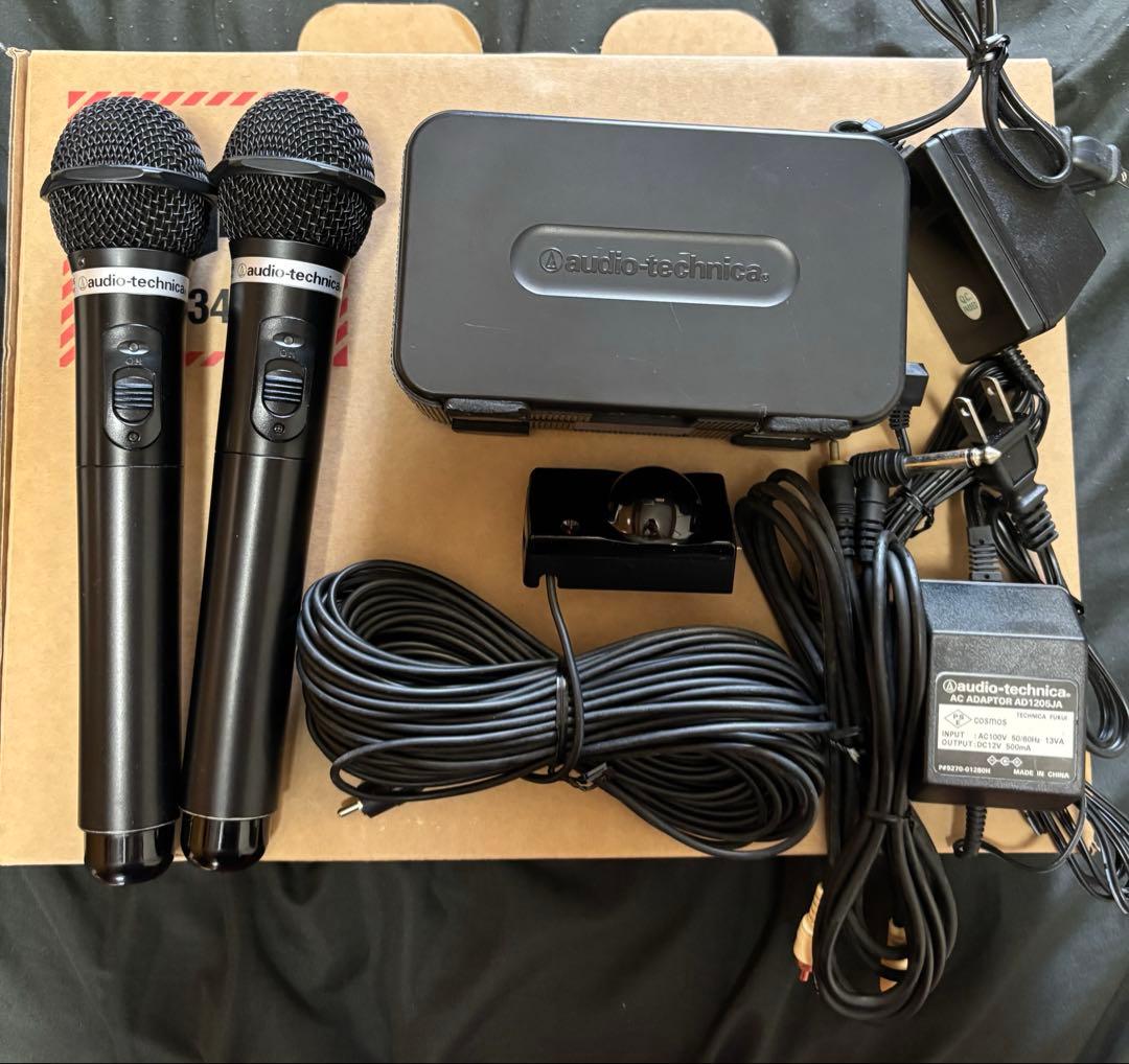 Audio-Technica AT-CLM7000TX ワイヤレスマイク２本