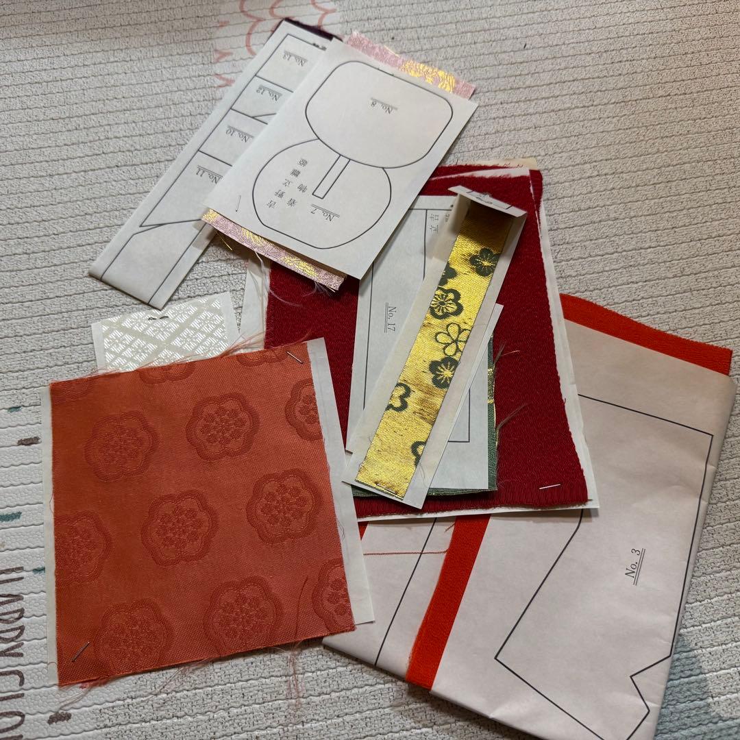 真多呂人形☆吉野立雛 木目込み人形キット 雛人形