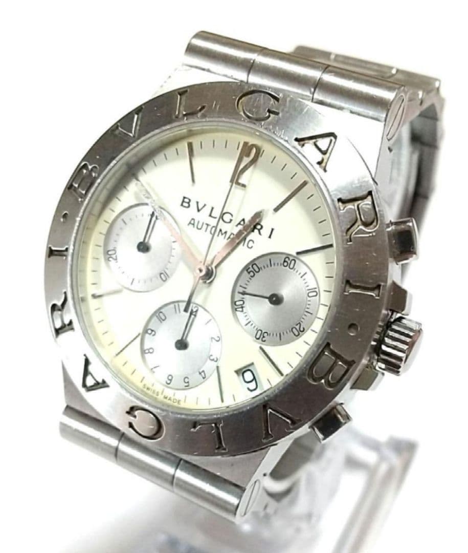 ブルガリ ディアゴノ CH35S 自動巻き クロノグラフ メンズ腕時計
