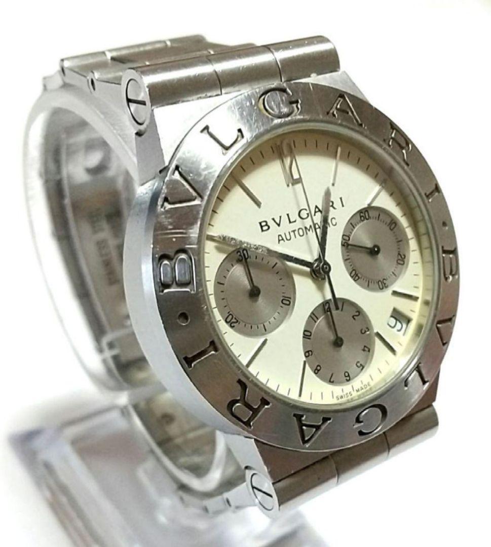 ブルガリ ディアゴノ CH35S 自動巻き クロノグラフ メンズ腕時計
