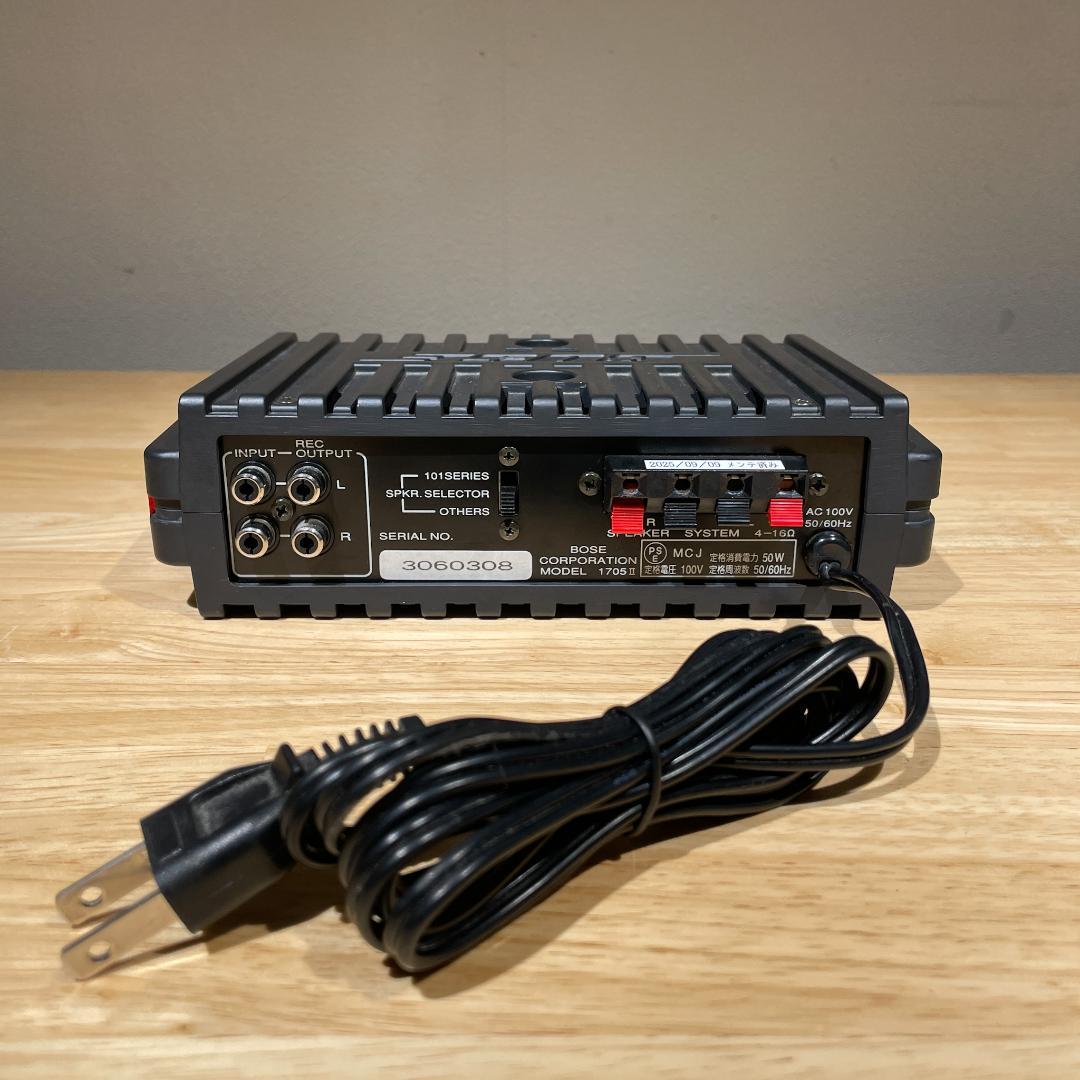 【メンテナンス済み】BOSE 1705Ⅱボーズ アンプ パワーアンプ