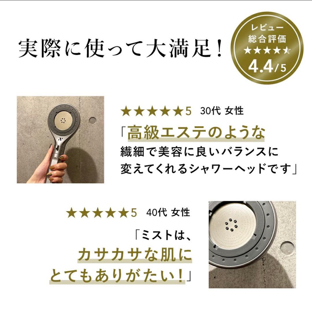 専用　Noend オーガニックファインバブルシャワーヘッド シルバーグレー