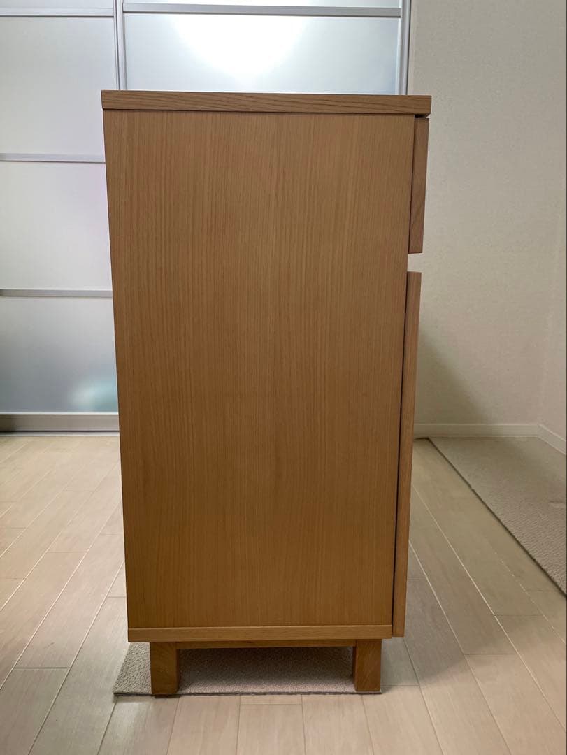 無印良品　オーク材・キャビネット大　サイドボード　廃盤　幅1200mm