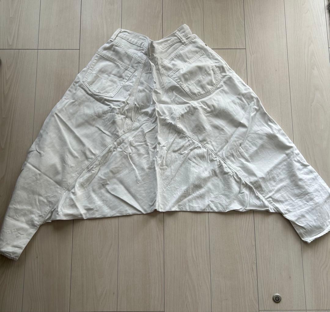 GANRYU ガンリュウ ホワイトサルエルパンツ