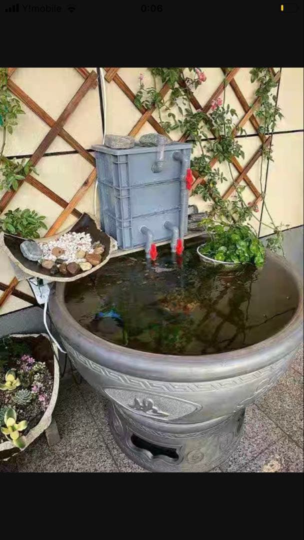 25W水中ポンプ付き　水槽用万能ろ過フィルター 外部式上部濾過装置器アクアリウム