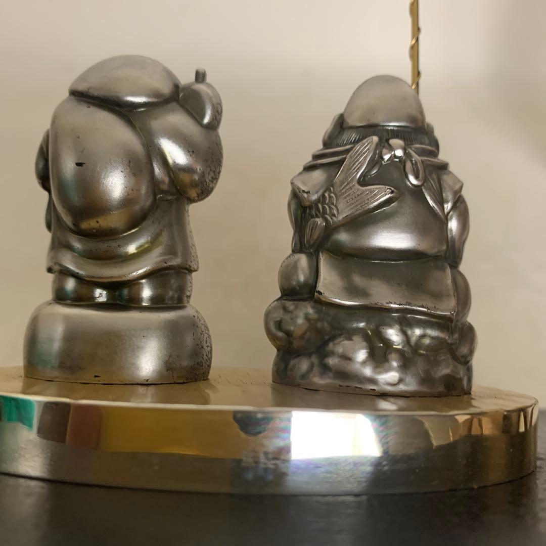 2*4様 銀製　恵比寿　大黒　　七福神　検索　純銀　950 925 置物