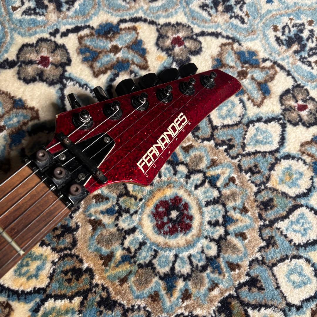 レア　ＦＥＲＮＡＮＤＥＳ　ＦＧＺ－８５０Ｓ　ギター　ラメ　サスティナー搭載