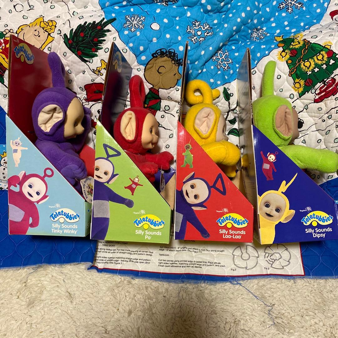 【激レア】90s ビンテージ　テレタピーズBOX 4体セット　コンプリート