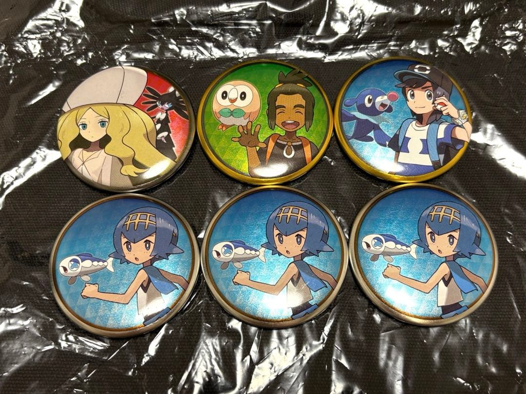 ポケモン トレーナー 缶バッジコレクション ヨウ スイレン カトレア ハウ