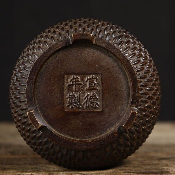 銅製 香炉 三足祥雲薫炉 卓上炉 沈香炉 檀香炉 茶道香炉 工芸品 置物