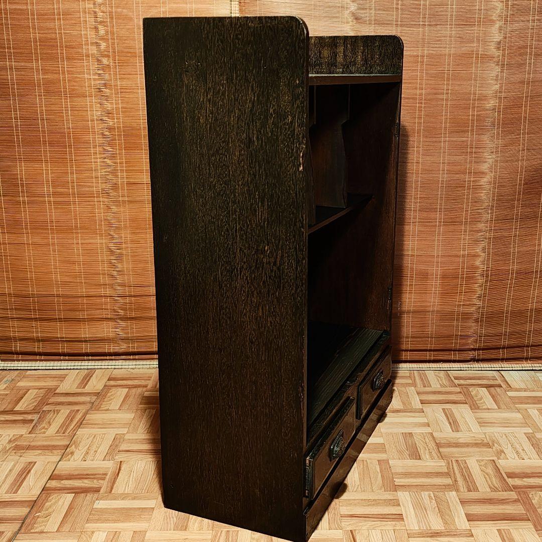 木製棚　食器棚　オープンラック　昭和レトロ　古家具