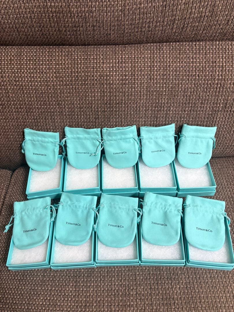 現行品　極美品Tiffany ティファニー空箱　巾着袋10セット