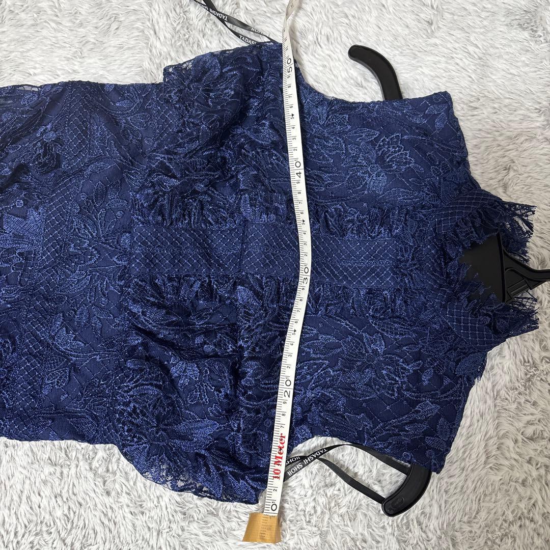 【新品】EPOCA タダシショージ ハイネックシンメトリーレースワンピース