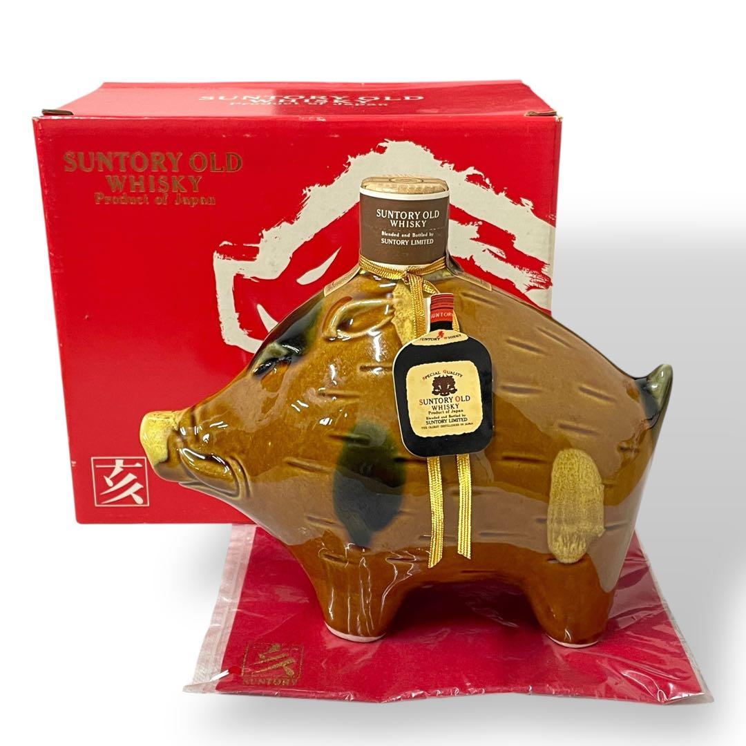 【未開栓】SUNTORY OLD WHISKY 1983 亥 /干支ボトル/陶器