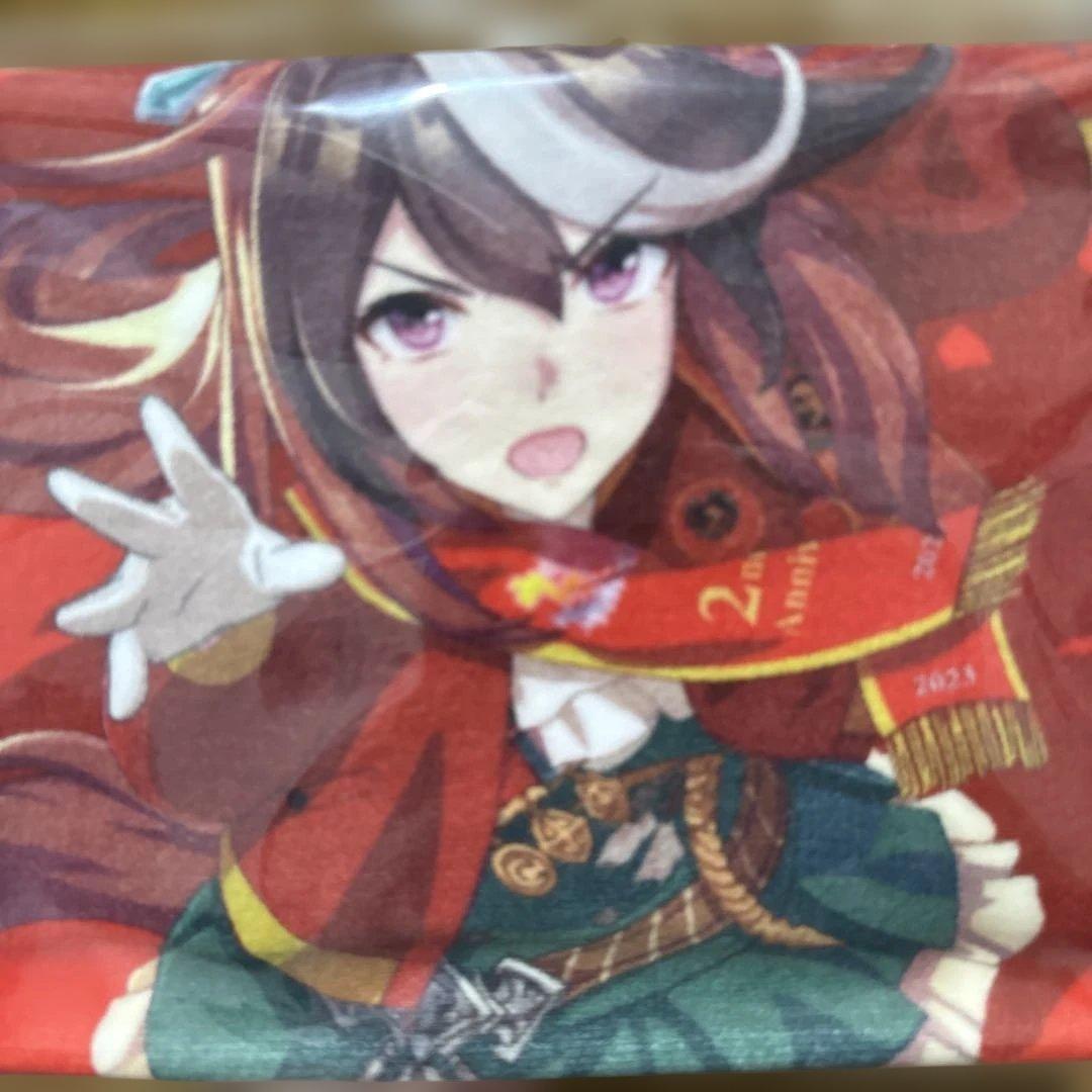 ウマ娘　優勝レイ風フェイスタオル
