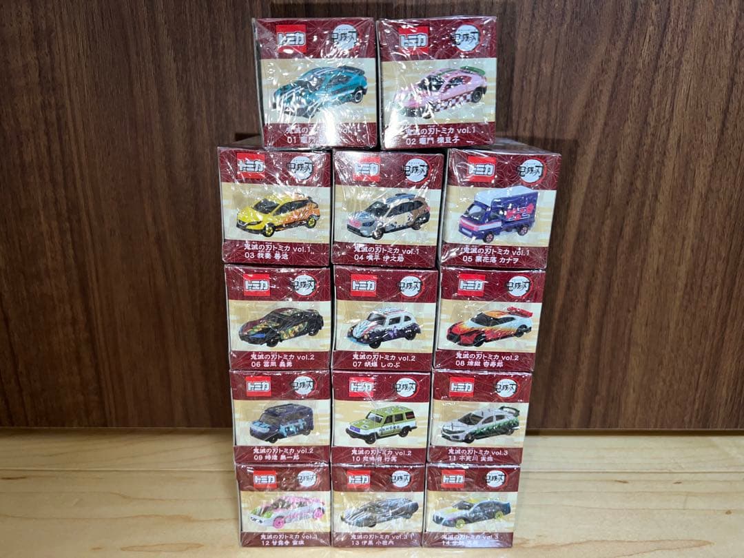 【新品】鬼滅の刃トミカ　14台セット