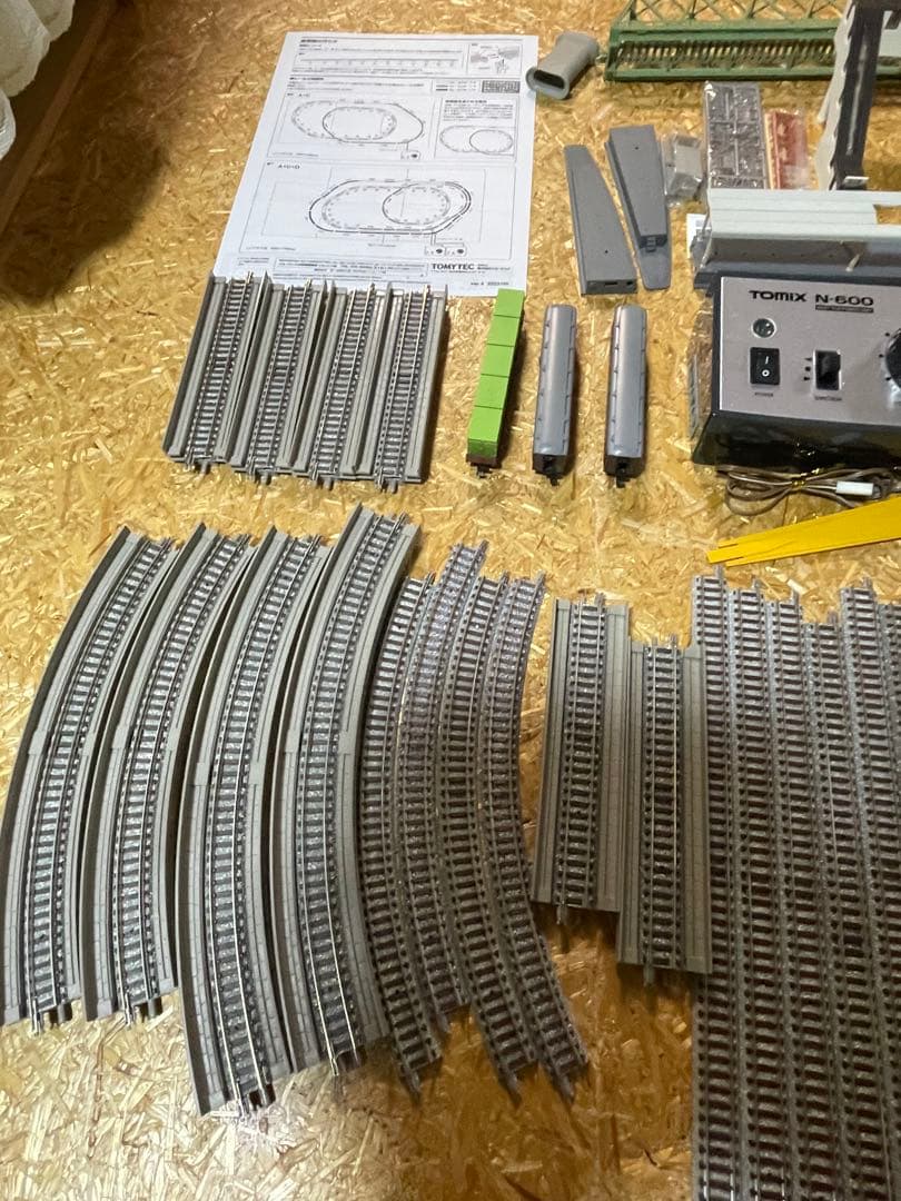 Nゲージ TOMIX立体交差レールセット 機関車つき