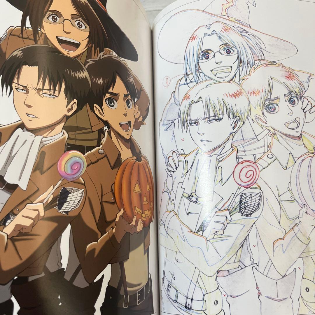進撃の巨人　イラスト集　上下巻セット　貴重•美品　画集