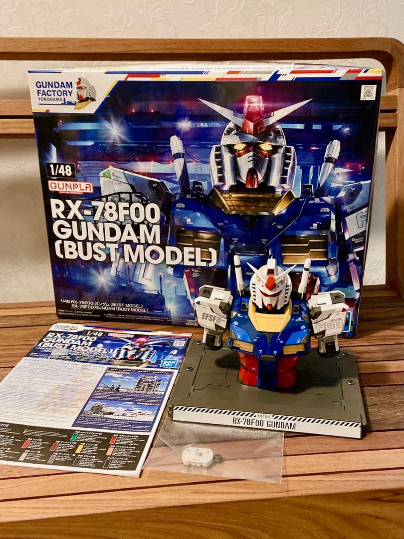 1/48 RX-78F00 ガンダム [BUST MODEL] 【ジャンク品】