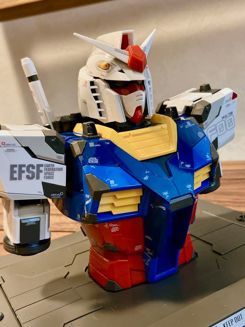 1/48 RX-78F00 ガンダム [BUST MODEL] 【ジャンク品】