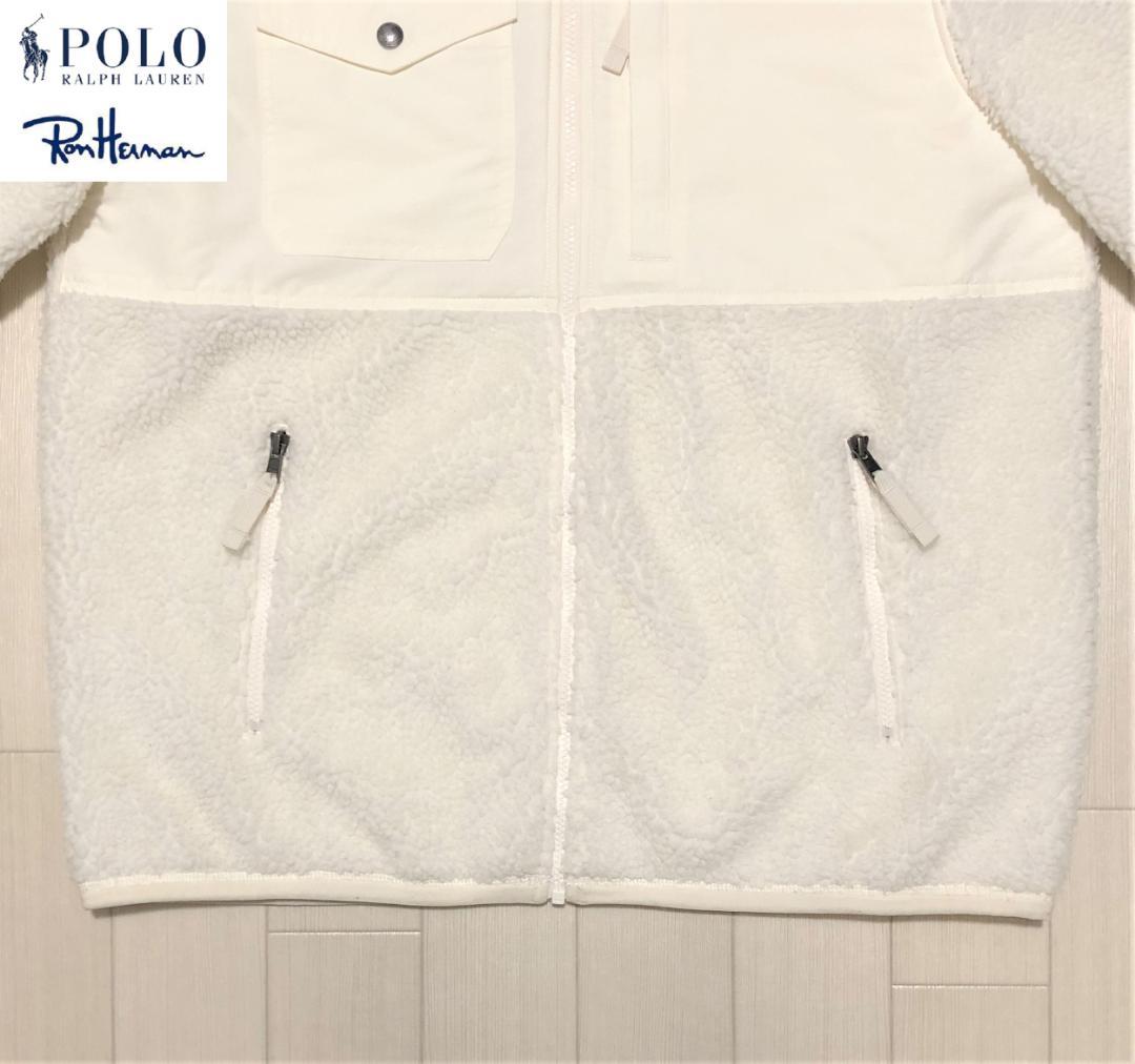 ロンハーマン x ポロ ラルフローレン ハイブリッド フリース ジャケット L