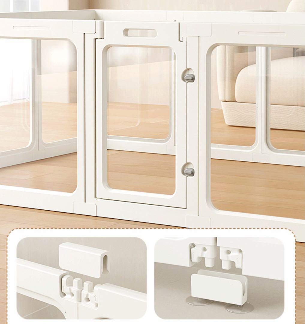 DoriDori ドリドリ ペットケージ アクリルフェンス ホワイト 韓国製