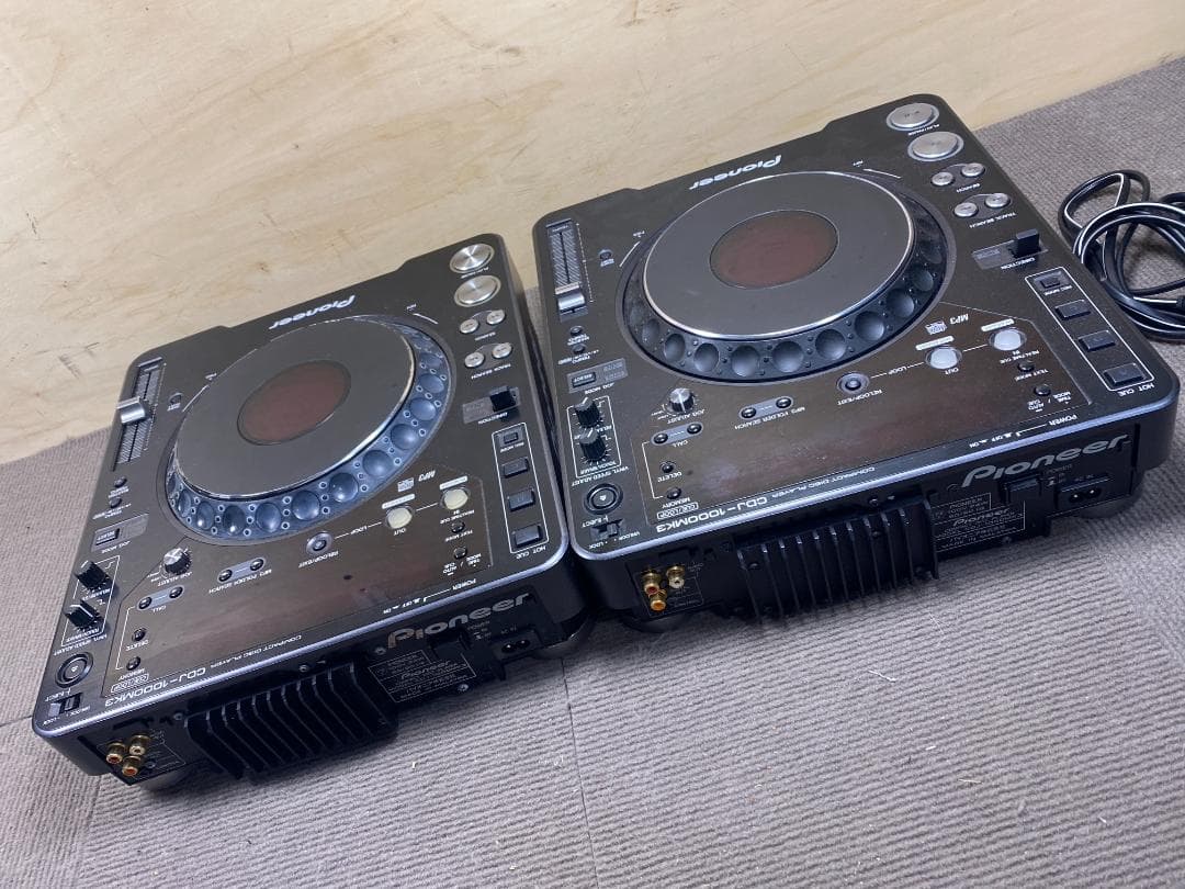 09 Pioneer CDJ-1000mk3 2台セット