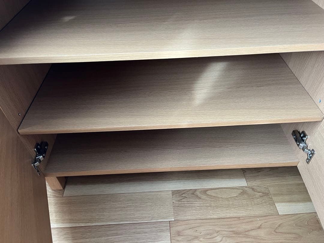 無印良品　オーク材キャビネット大 木製扉