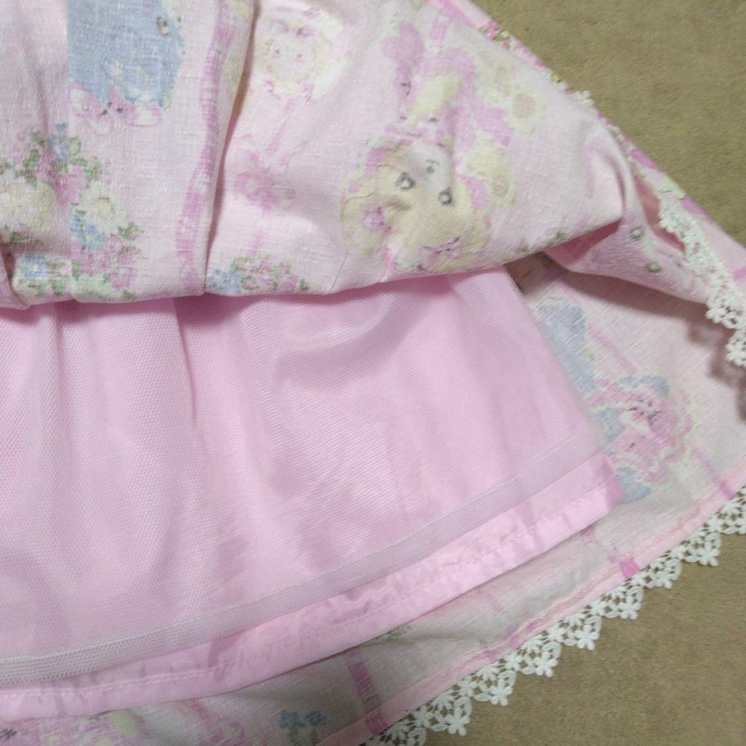 BABY　 なかよしくみゃちゃん柄　リリアン　スカート