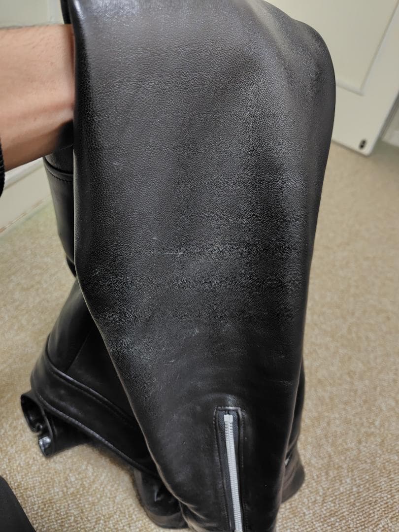 Schott 3101054 シープレザーシングルライダースジャケット ブラック