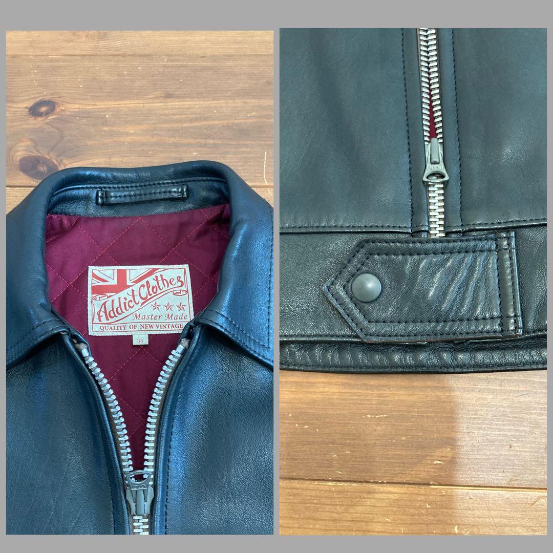 アディクトクローズ／AD-01 センタージップジャケット（シープ） 34 ♬