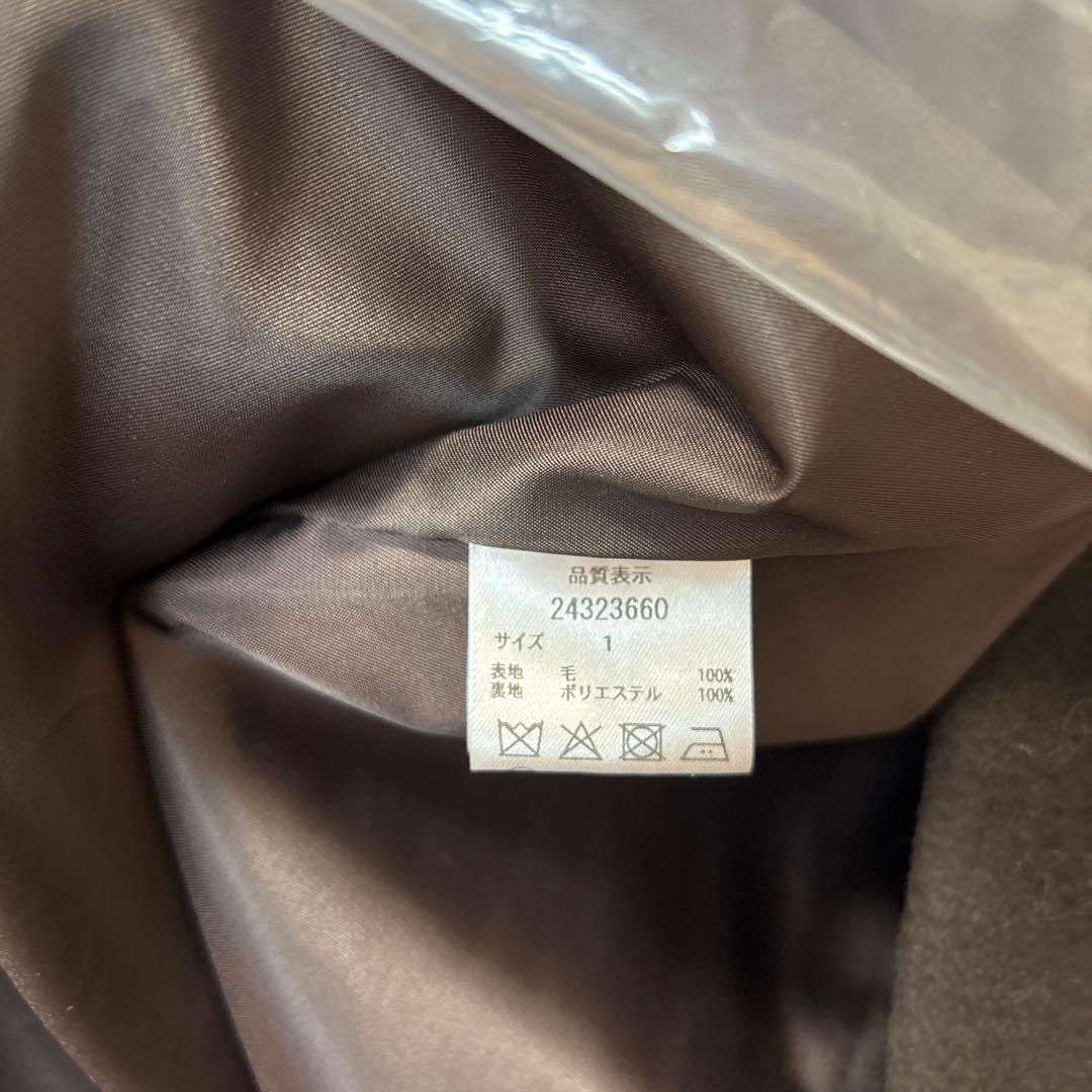 い*。様 未使用品 Apuweiser-riche ロングチェスターコート こげ