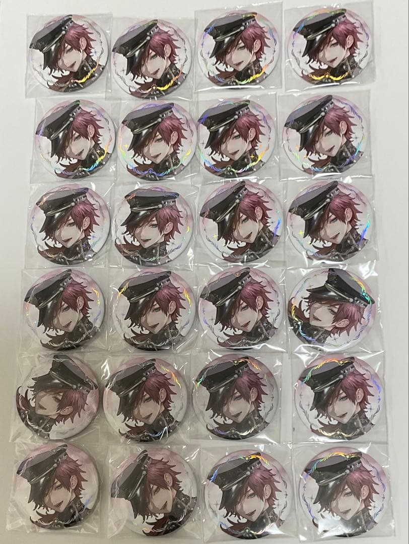 ART OF NIJISANJI マット箔押し缶バッジ ローレン イロアス