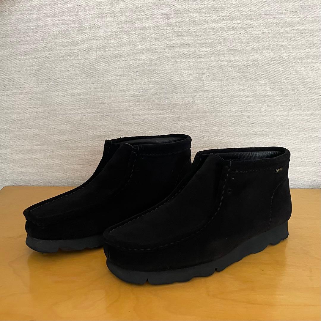 BEAMS別注 Clarks ワラビー GORE-TEX スリッポン ブラック