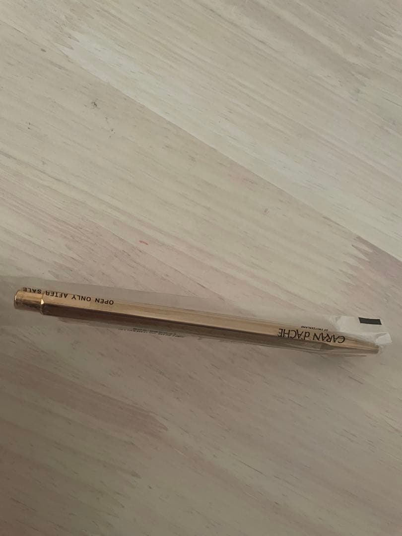 【新品未使用】カランダッシュ　エクリドール　シェブロン　ゴールド