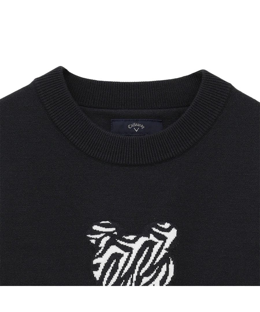 新品タグ付き！キャロウェイ ベアジャガード クルーネックセーター M