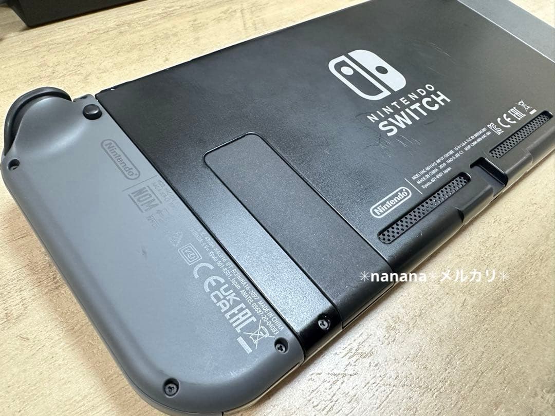 Nintendo Switch 本体 グレー バッテリー強化版 箱付 動作確認済