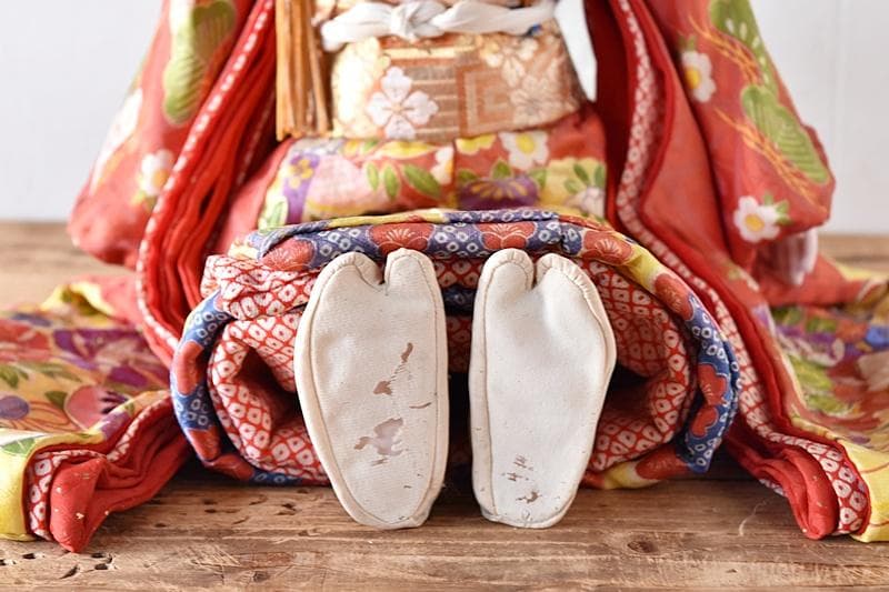 市松人形 昭和初期　女の子　光印　50㎝　光龍斎　初代東光　丸平