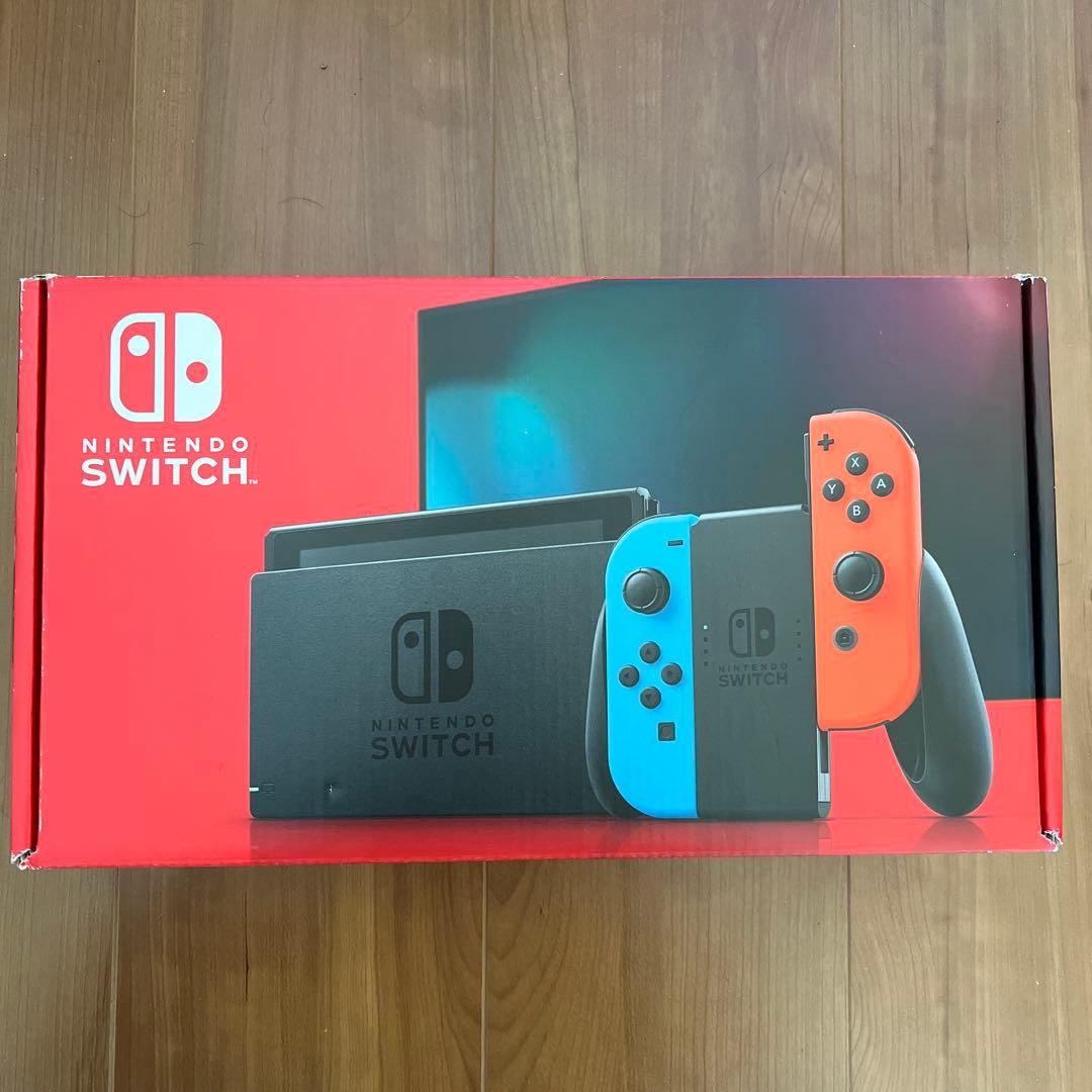 【新品未使用】Nintendo Switch 本体 ネオンレッド/ネオンブルー