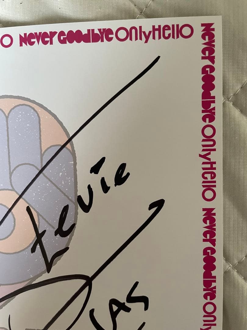 INABA/SALAS 直筆 サイン 色紙 稲葉浩志 B'z 会場限定