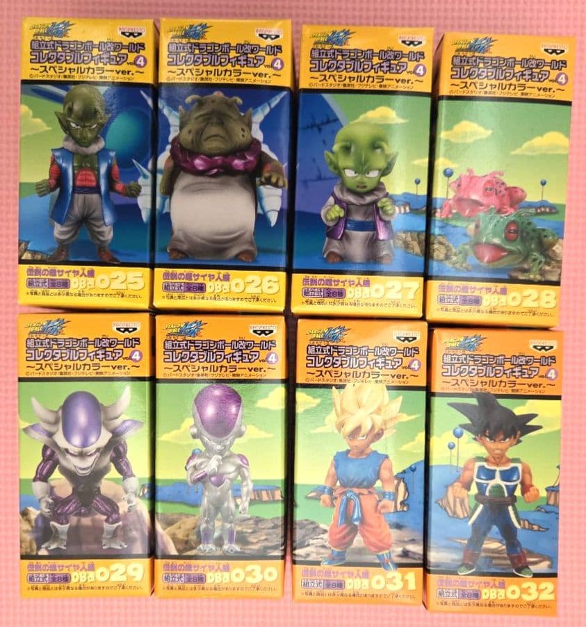 【未開封品】ドラゴンボール改ワールドコレクタブルフィギュアvol.4 8種コンプ