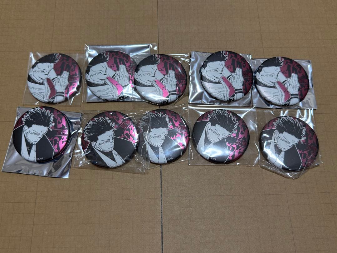 宿儺 呪術廻戦展 デコレクション缶バッジ 10個セット