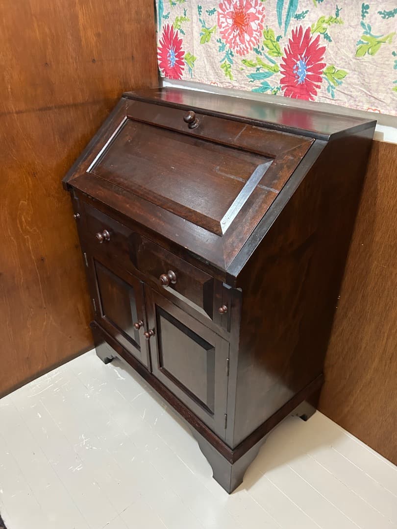 松本民芸家具ライティングビューロー ✴︎アンティーク・レトロ家具