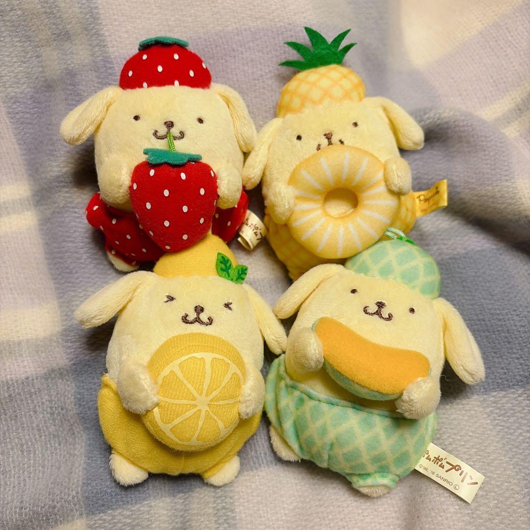 ポムポムプリン　マスコット　フルーツ　まとめ