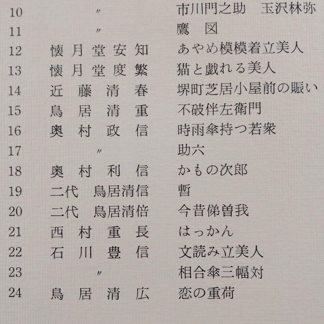 \"完品\"アダチ版画研究所『シカゴ美術館　初期浮世絵版画秀撰大大判24＋1撰』共額