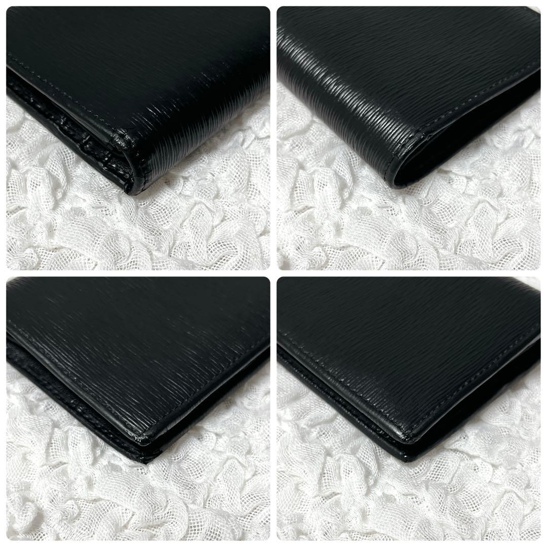 PRADA ブラック ヴァッテロムーブ　二つ折り財布　プラダ　レザー　ゴールド