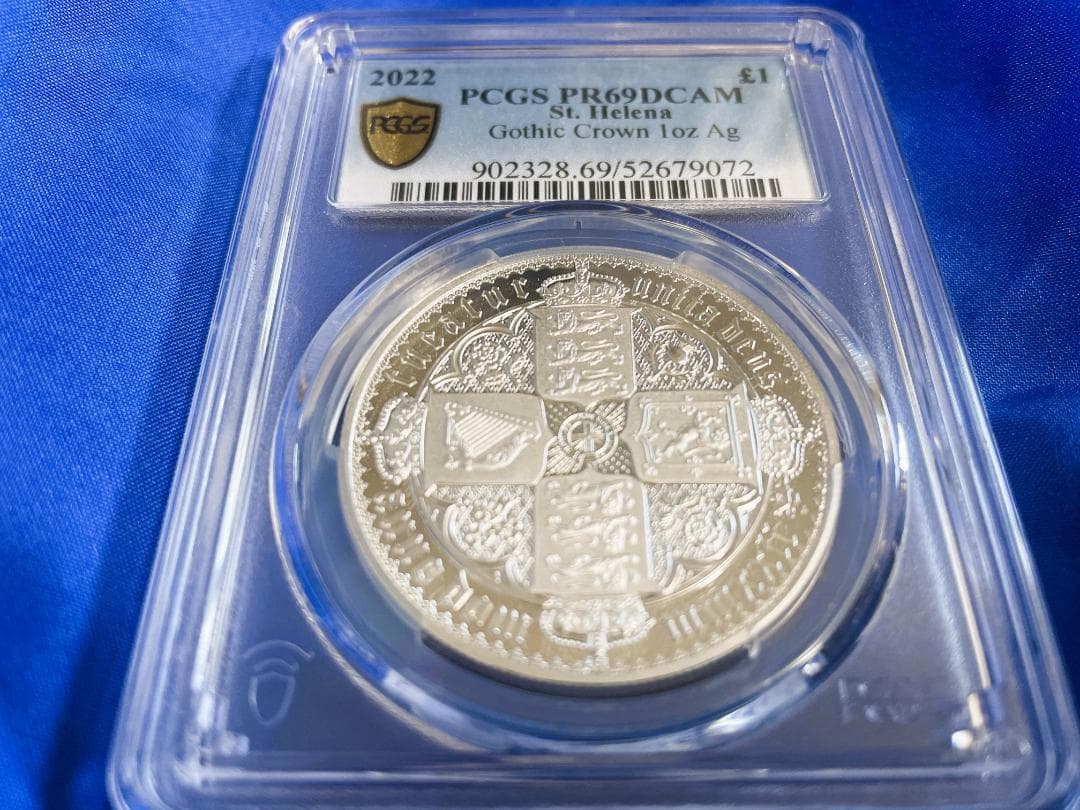 2022マスターピースゴシッククラウン1oz銀貨 PR69 (新品未使用)162